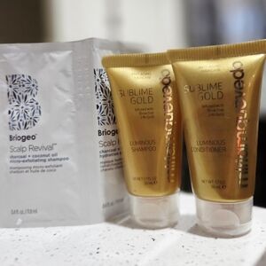 Miriam Quevedo Sublime Gold Luminous Shampoo & Conditioner - Briogeo Duo